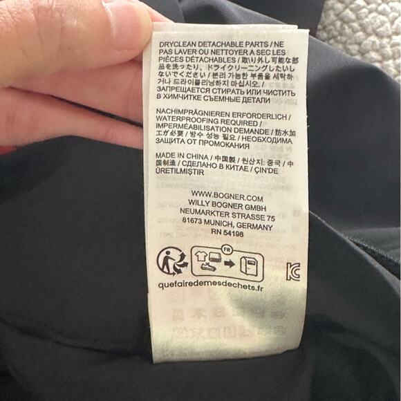 Bogner Tim2-T Straight-Leg Belted Logo-Embossed Ski Black Pants size EU 50 Large - Picture 14 of 15